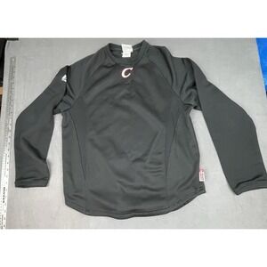 Vintage Cincinnati Bearcats Batting Shirt Small Black 44 Lightweight NCAA